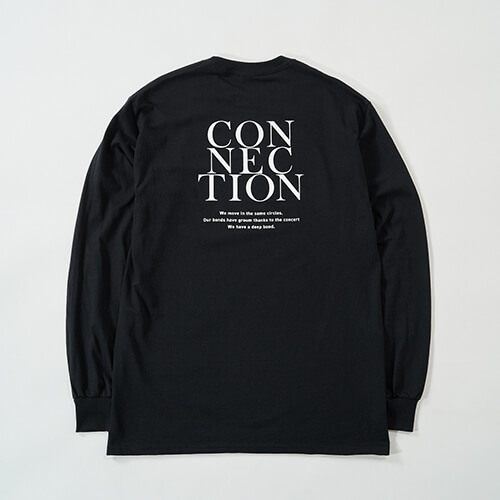CONNECTION ロングスリーブTシャツ black